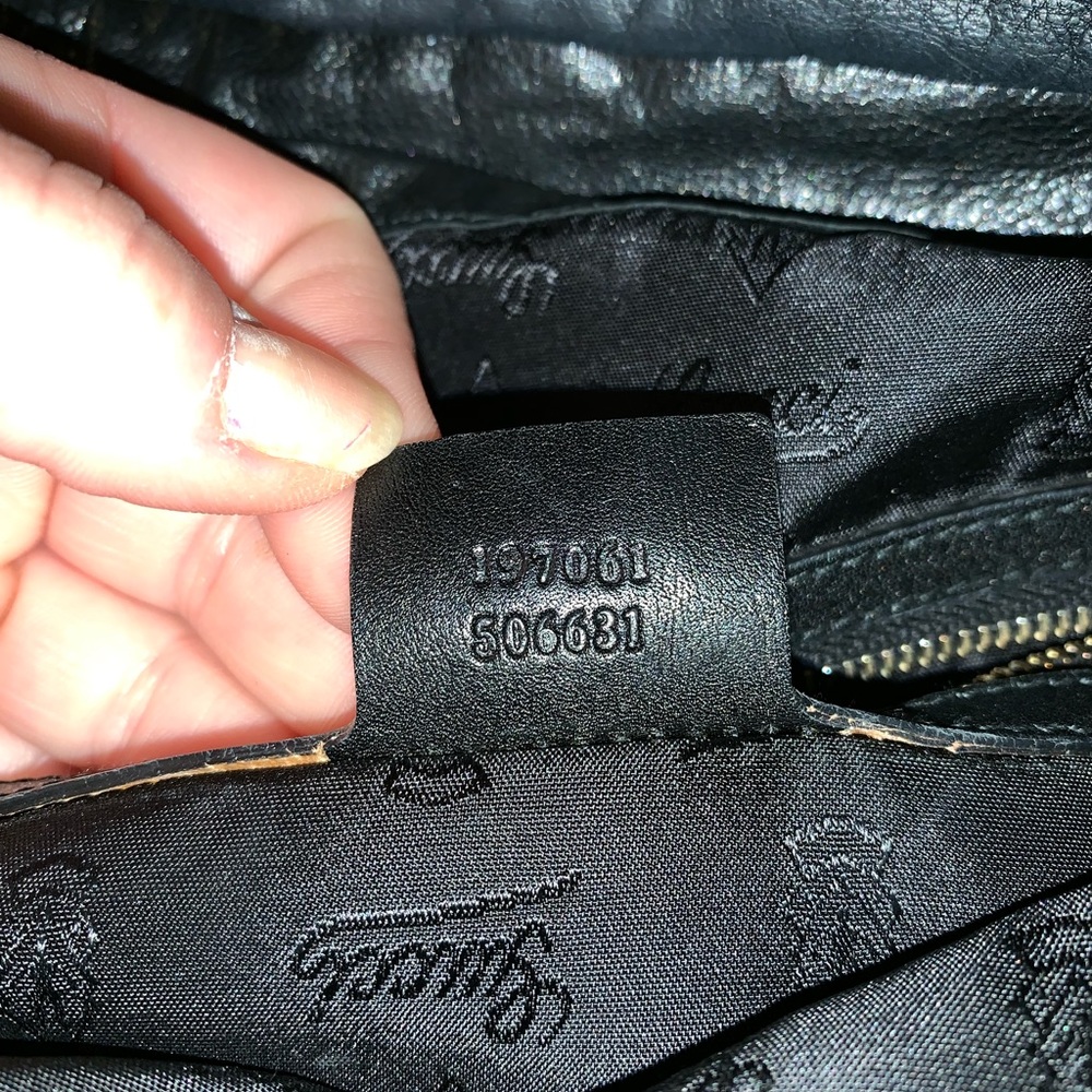 Gucci Hobo Bag Black Leather - Picture 8 of 8